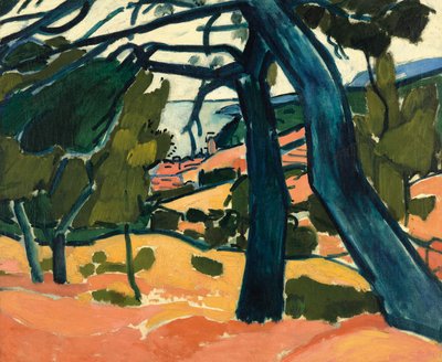 Paisagem em Cassis de Andre Derain