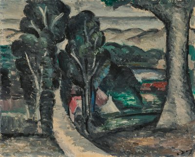 Paisagem de Camiers (Pas-de-Calais) de Andre Derain