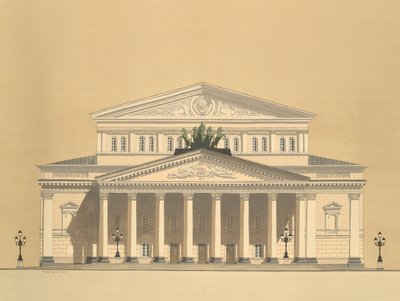 Teatro Bolshoi, Moscovo, Rússia de Andras Kaldor
