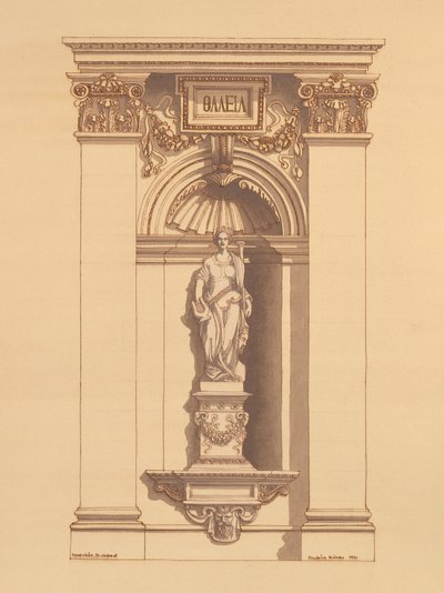 Ópera de Budapeste, Hungria (pormenor) de Andras Kaldor