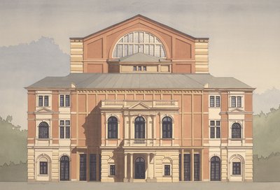Festspielhaus, Bayreuth, Alemanha de Andras Kaldor