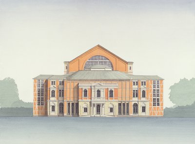 Festspielhaus, Bayreuth, Alemanha de Andras Kaldor