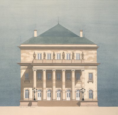Opera du Rhin, Estrasburgo, França de Andras Kaldor