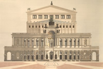 Ópera Estatal, Dresden, Alemanha de Andras Kaldor