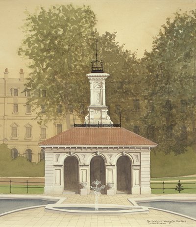 A Fonte, Kensington Gardens, Londres de Andras Kaldor