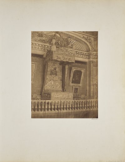 O quarto de Luís XIV de Andre Adolphe Eugene Disderi