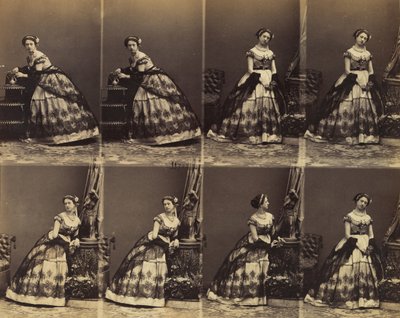 Clara Silvais, 1861. de Andre Adolphe Eugene Disderi