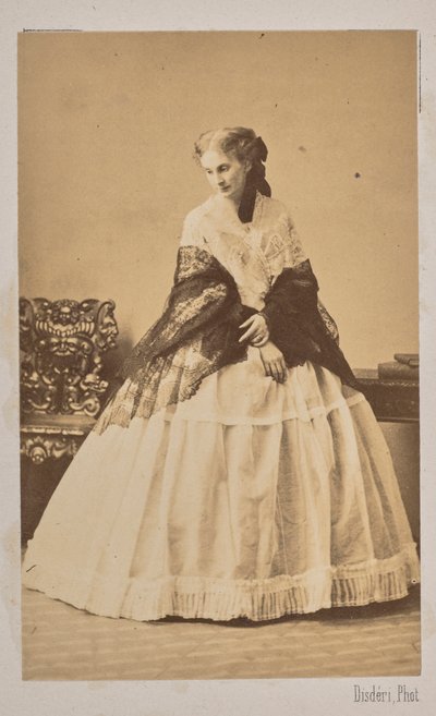 Duquesa Sofia de Morny 1838-1896, nascida Condessa Trubetskaya, 1862. de Andre Adolphe Eugene Disderi