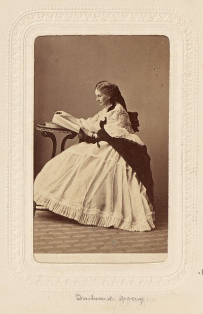 Duquesa de Morny [nascida Troubetskoi, filha ilegítima de Nicolau I] de Andre Adolphe Eugene Disderi