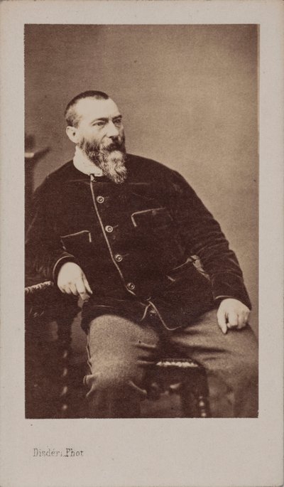 Retrato de Alphonse Karr 1808-1890. de Andre Adolphe Eugene Disderi