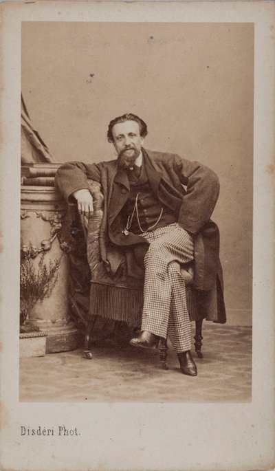 Retrato de Arthur Kalkbrenner 1828-1869, 1869. de Andre Adolphe Eugene Disderi