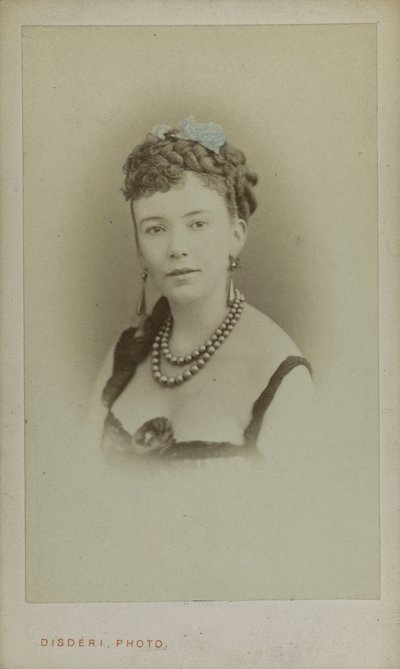 Retrato de Cora Pearl 1836-1886, ca 1865. de Andre Adolphe Eugene Disderi