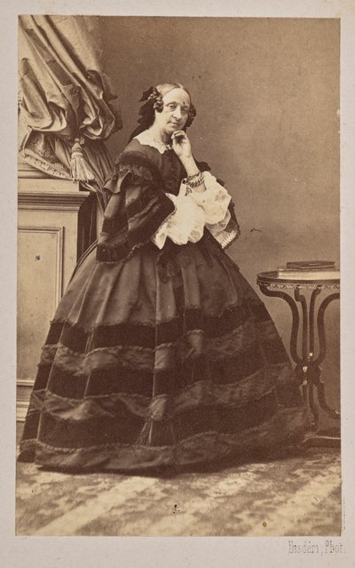 Retrato da bailarina Marie Taglioni 1804-1884, 1862. de Andre Adolphe Eugene Disderi