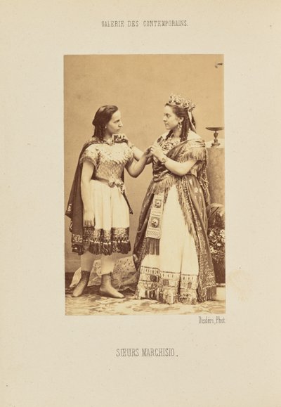 Irmãs Marchisio de Andre Adolphe Eugene Disderi