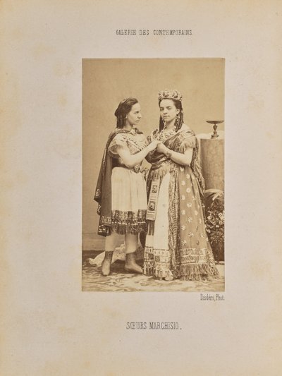 Irmãs Marchisio de Andre Adolphe Eugene Disderi