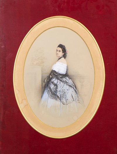 A Honra Sra. Hamilton Duncan (d.1912) de Andre Adolphe Eugene Disderi