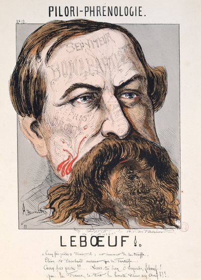 Pilori-frenologia: Leboeuf (gravura) de Andre Belloguet