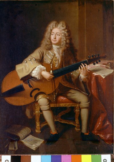 Retrato de Marin Marais de Andre Bouys