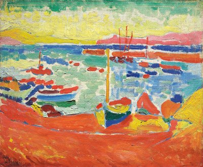 Barco em Collioure de Andre Derain