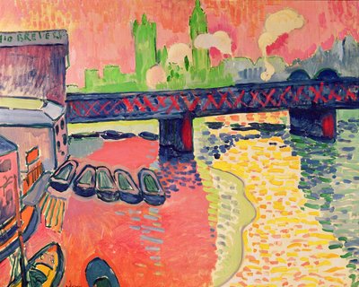 Ponte de Charing Cross, Londres de Andre Derain