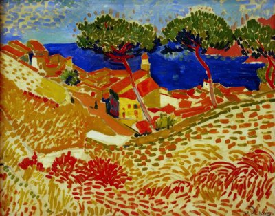 Collioure, a aldeia à beira-mar de Andre Derain