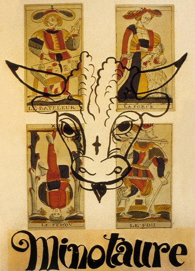 Capa da revista surrealista francesa "Minotaure" de Andre Derain