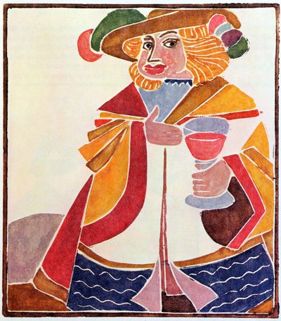 Gargantua, ilustração para uma edição limitada de "Gargantua" de François Rabelais (1494-1553) de Andre Derain