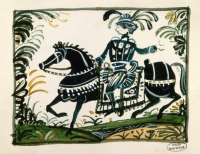 Cavaleiro com pluma de Andre Derain