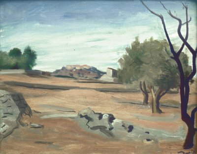 Paisagem na Provença, c.1931 (óleo sobre tela) de Andre Derain