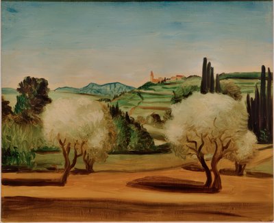 Paisagem com oliveiras de Andre Derain