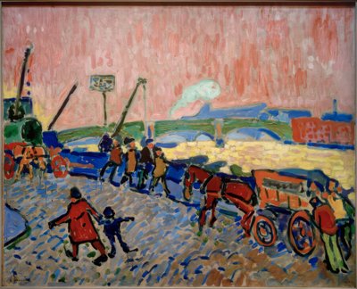 As margens do Tamisa (Les Quais de la Tamise) de Andre Derain