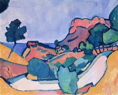 Estrada da montanha de Andre Derain