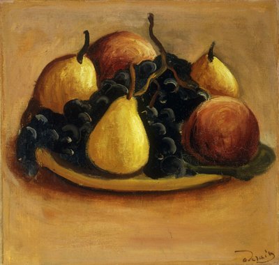 Peras, pêssegos e uvas; Poires, Peches et Raisins de Andre Derain
