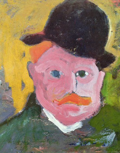 Retrato de Maurice de Vlaminck (1876-1958) 1905 (óleo sobre tela) de Andre Derain