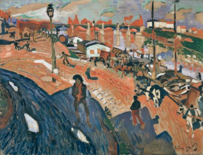 A ponte de Le Pecq de Andre Derain