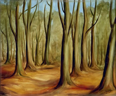 A floresta de Fonteinbleau de Andre Derain