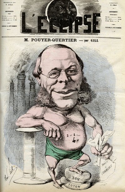 Auguste Pouyer-Quertier (Pouyer Quertier) (1820 - 1891). Capa de "L