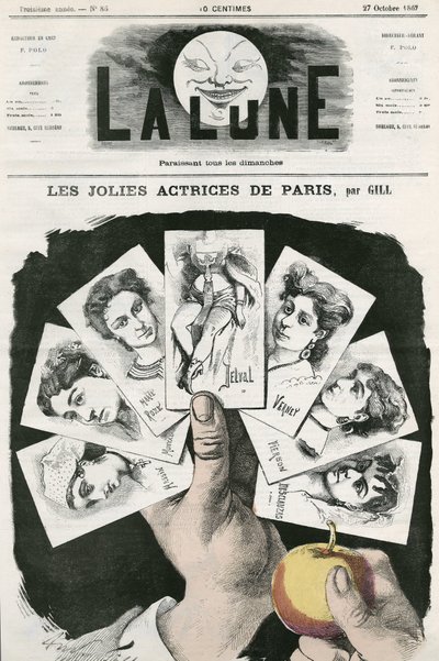 Cartoon de Gill, em "La Lune", 27 de outubro de Andre Gill