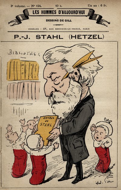 Desenho animado de Pierre Jules Hetzel de 