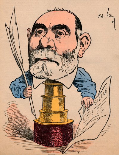 Francisque Sarcey, c. de Andre Gill
