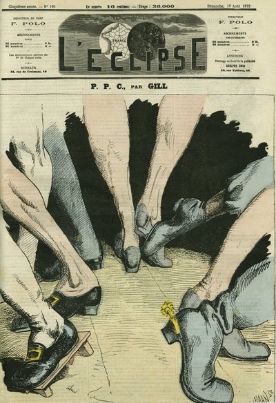 Les vieux parties. Capa em "L