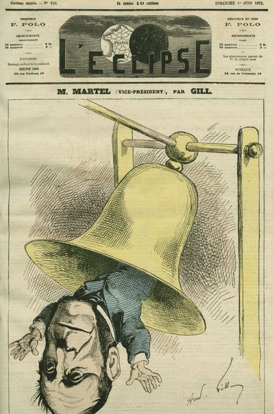 Louis-Joseph Martel (1813-1892), político francês. Capa em "L