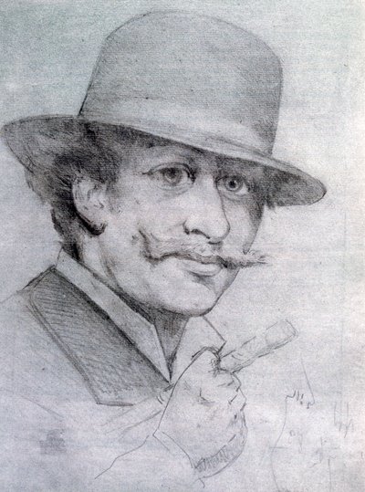 Auto-retrato de André Gill, 1883, 1927 de Andre Gill