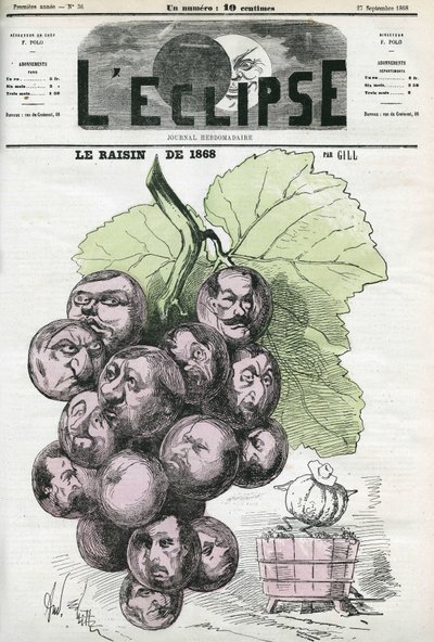 A Uva de 1868, evocação de uma colheita excepcional. Capa em "L