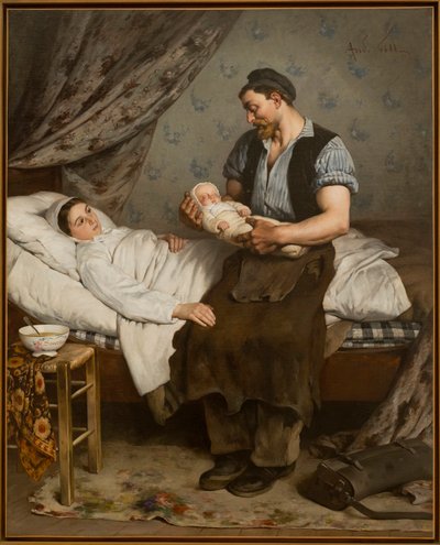 A criança recém-nascida de Andre Gill