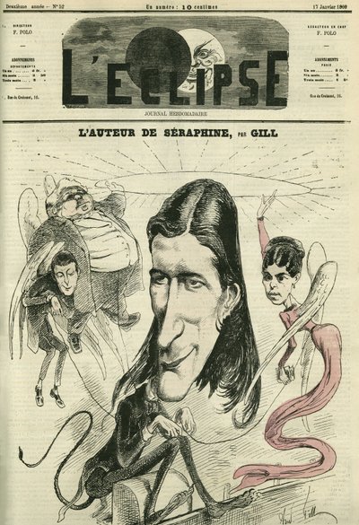 Victorien Sardou (1831-1908), dramaturgo francês. Capa em "L