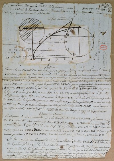 Retificação do arco de um círculo, 8 de julho de 1788 de Andre Marie Ampere