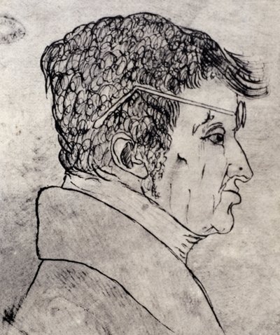 Auto-retrato de Andre-Marie Ampere (Poleymieux-au-Mont-d