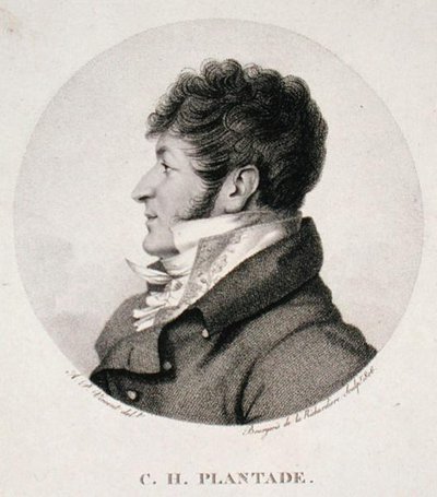 Retrato de Charles-Henri Plantade (1764-1839) 1806 (gravura) de Andre Paul (after) Vincent
