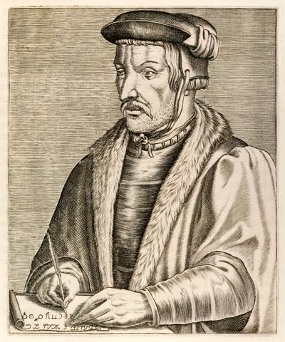 Heinrich Cornelius Agrippa, de Retratos verdadeiros  de André Thévet, publicado em 1584 de Andre Thevet